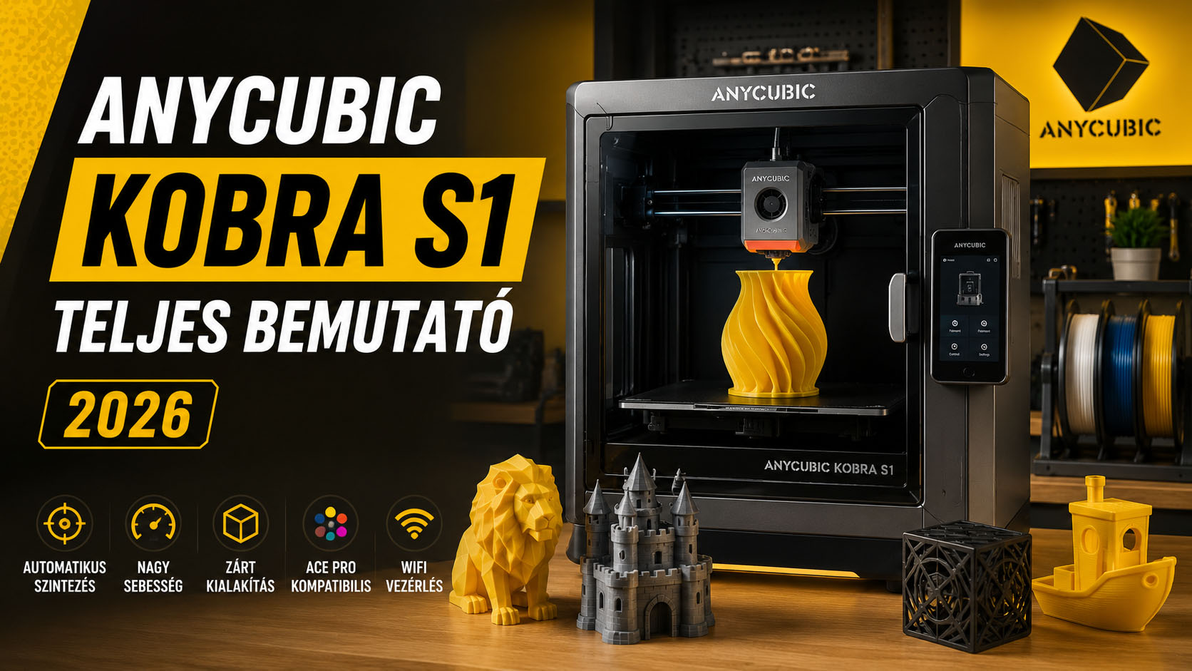 Anycubic Kobra S1 teljes bemutató – Megéri 2026-ban?